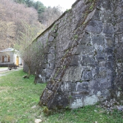 Подпорные стены, возведенные в конце XIX - начале XX веков